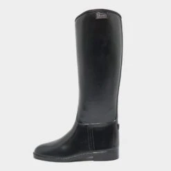 Ladies' Long Rubber Riding Boots (Wide)