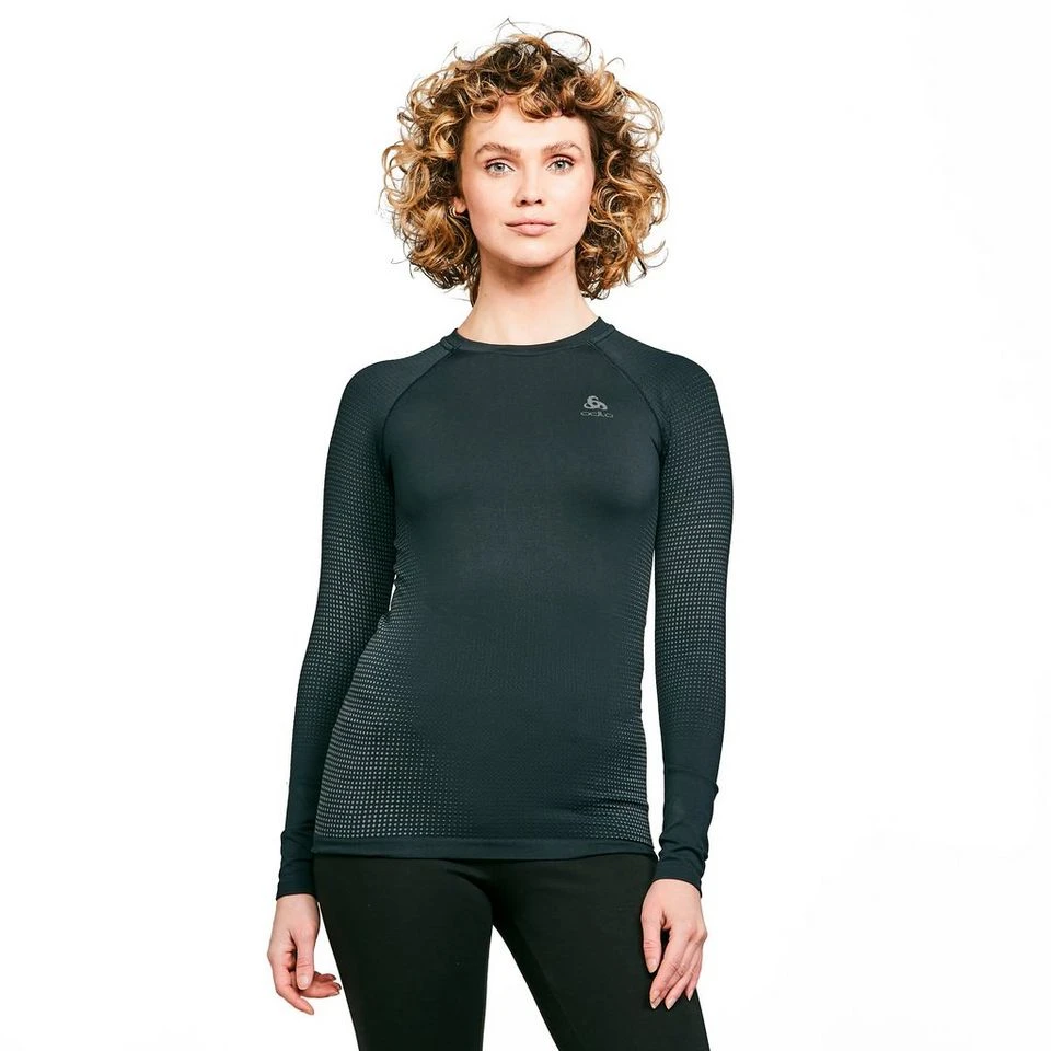 Odlo Women’s Performance Warm Long Sleeve Base Layer Top - Image 6