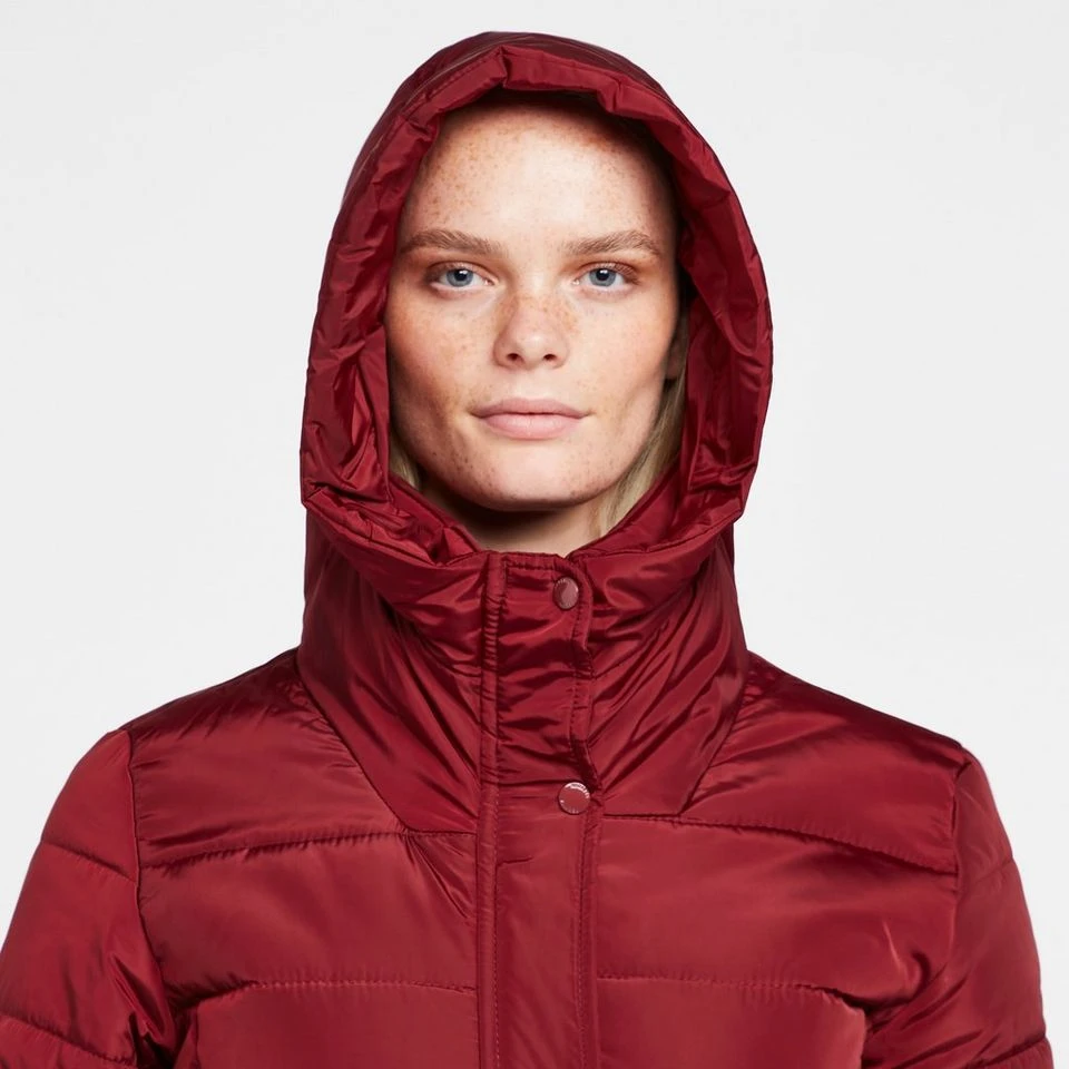 Regatta Womens Pamelina Hooded Parka Jacket Red - Image 4