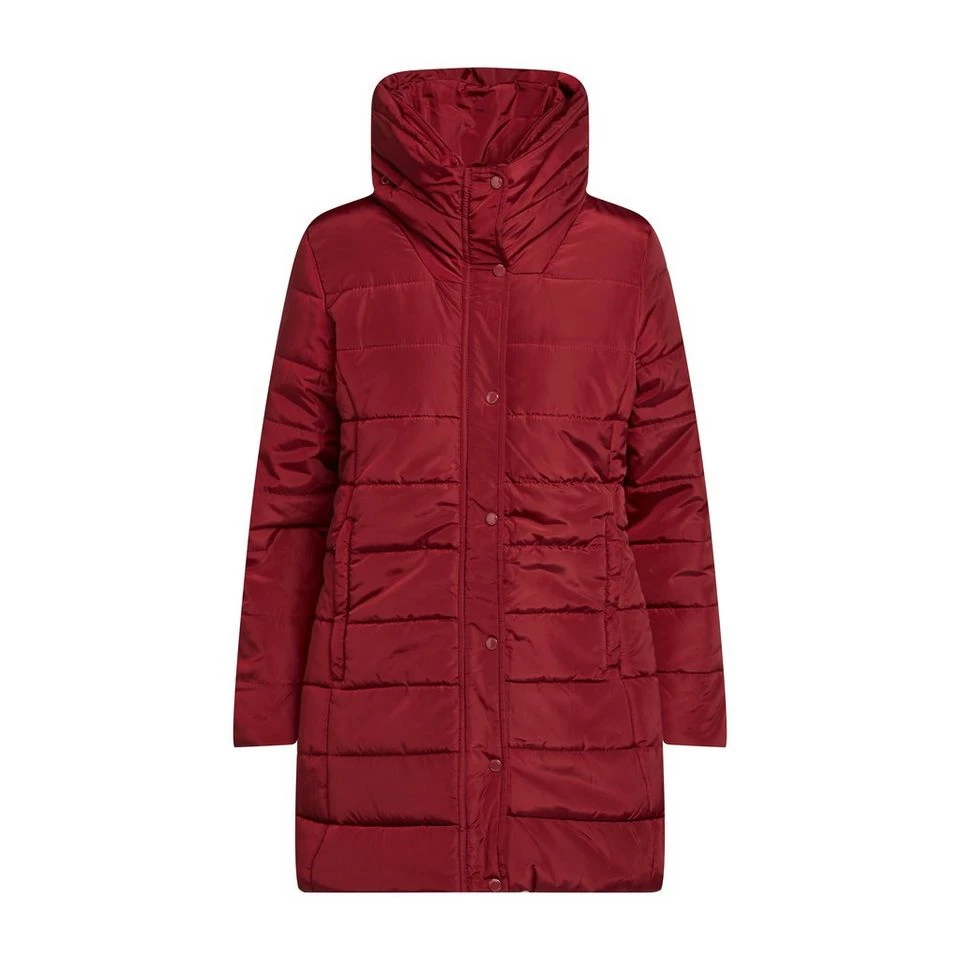 Regatta Womens Pamelina Hooded Parka Jacket Red - Image 11