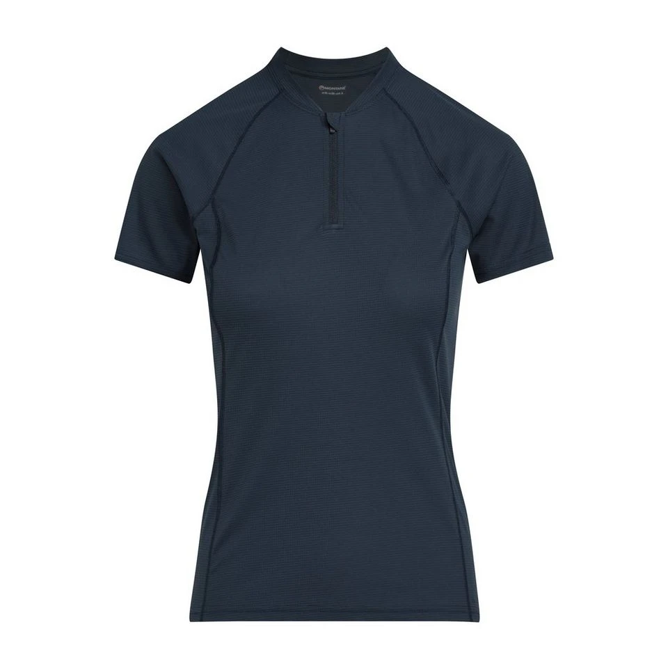 Montane Women’s Dart Nano Short Sleeve Zip T-Shirt - Image 7